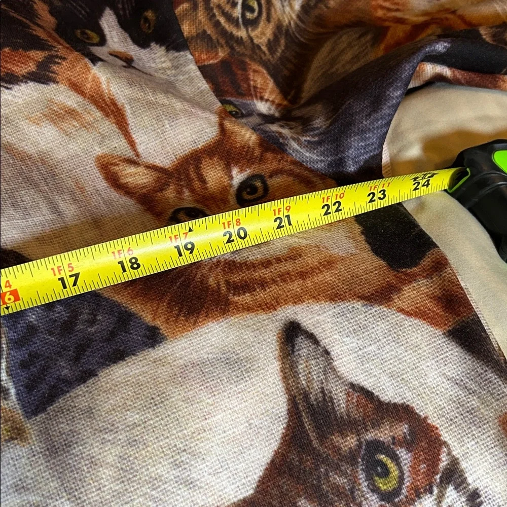 Cat Print Hoodie for Pet Lovers XL Adult